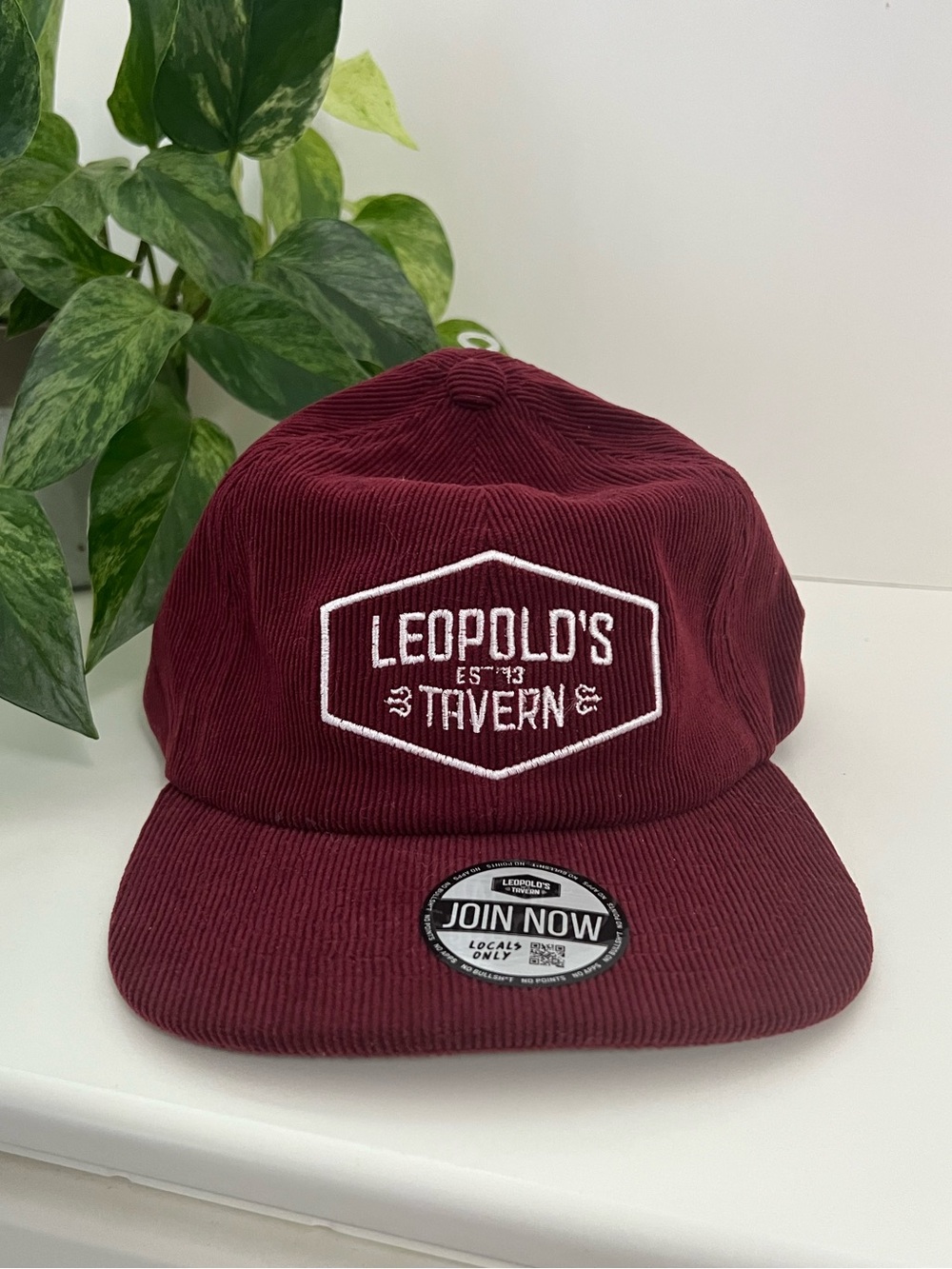 NEW Leopold’s Tavern Maroon Cap, Adjustable